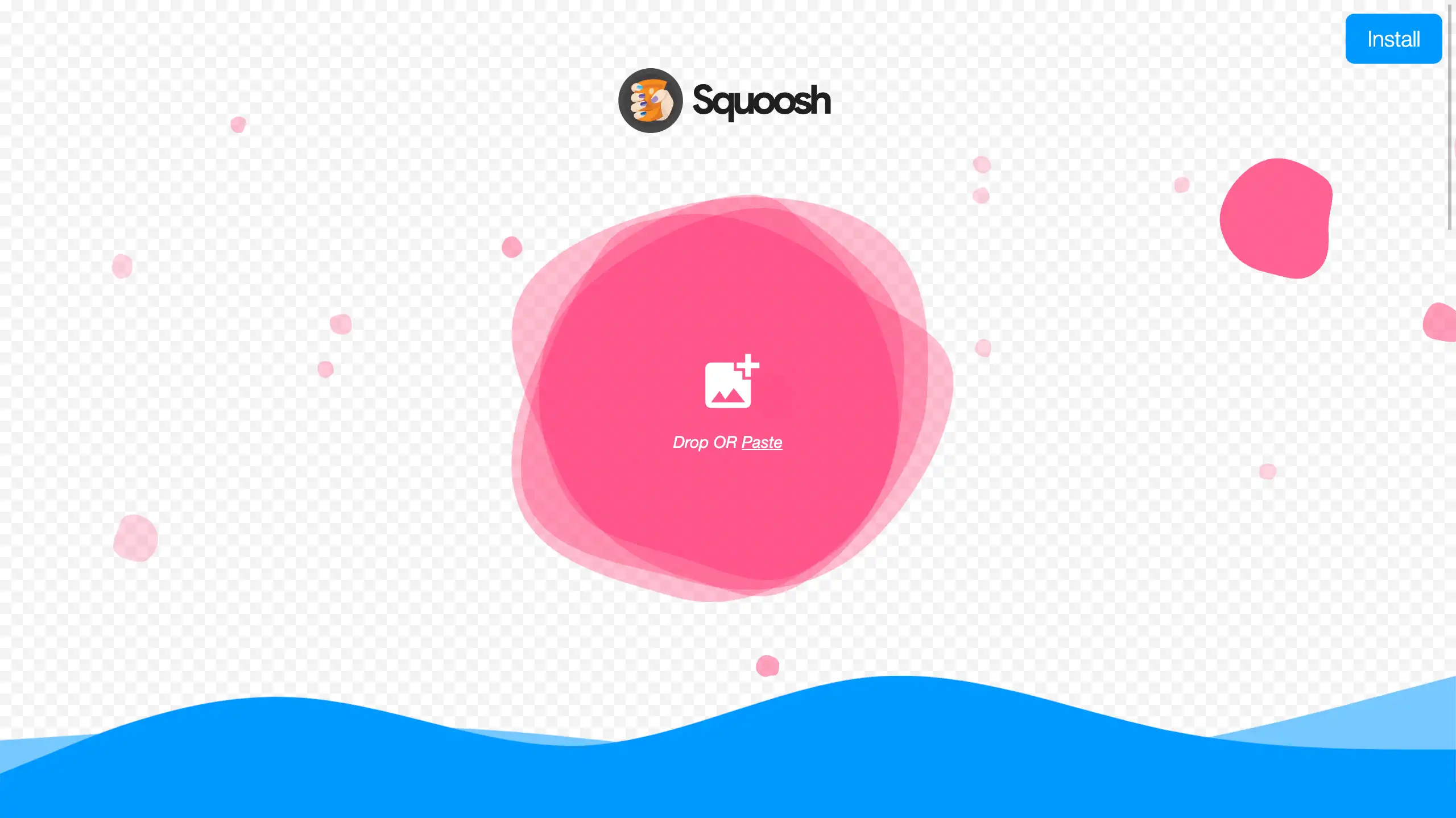 The UI of Squoosh